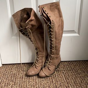 Jeffrey Campbell Joe lace up boot size 6